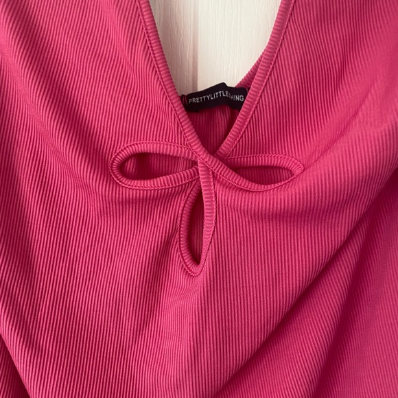 Size 30 (more a 24) pink PLT halterneck dress - Picture 3 of 5